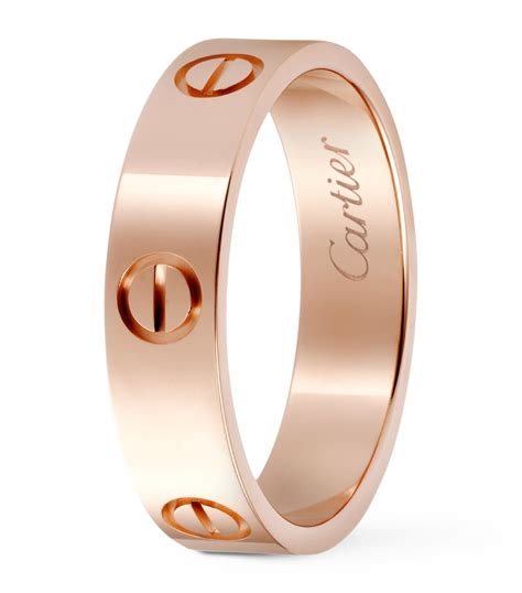 women's cartier ring rose gold